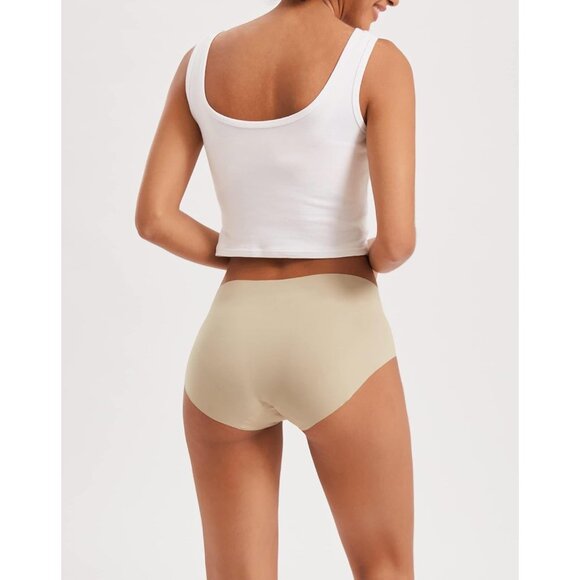Women's Seamless Light Underwear 3-Pack Hipster Panties Non-Restrictive Comforta - Picture 3 of 7